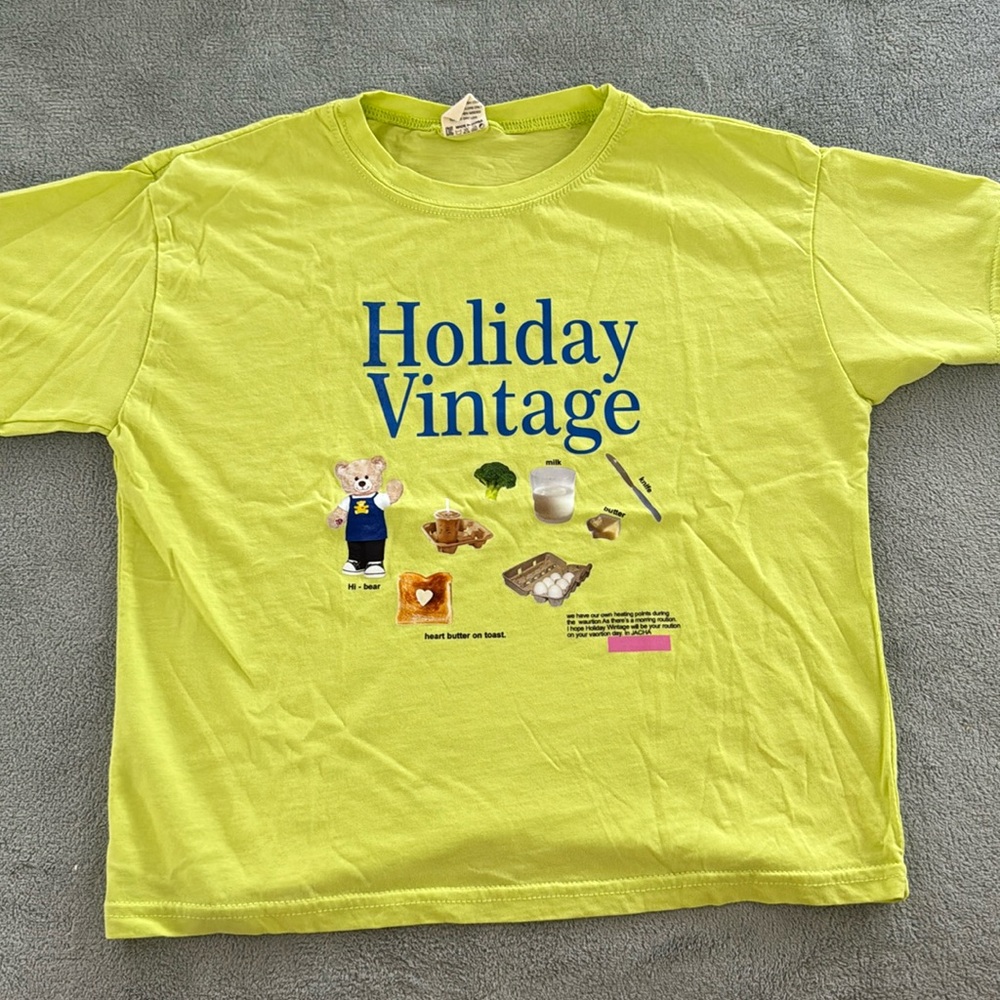NWOT Made in Korea Nice To Meet You Kid’s Holiday Vintage Shirt